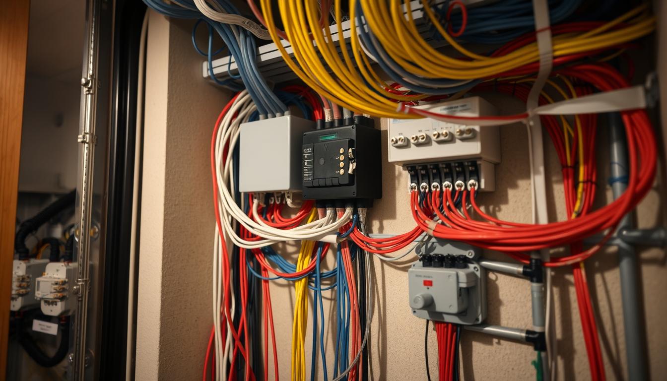 fiação elétrica adequada