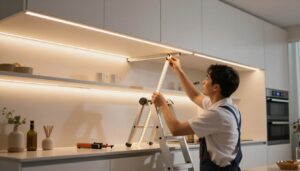 Instalação de iluminação LED